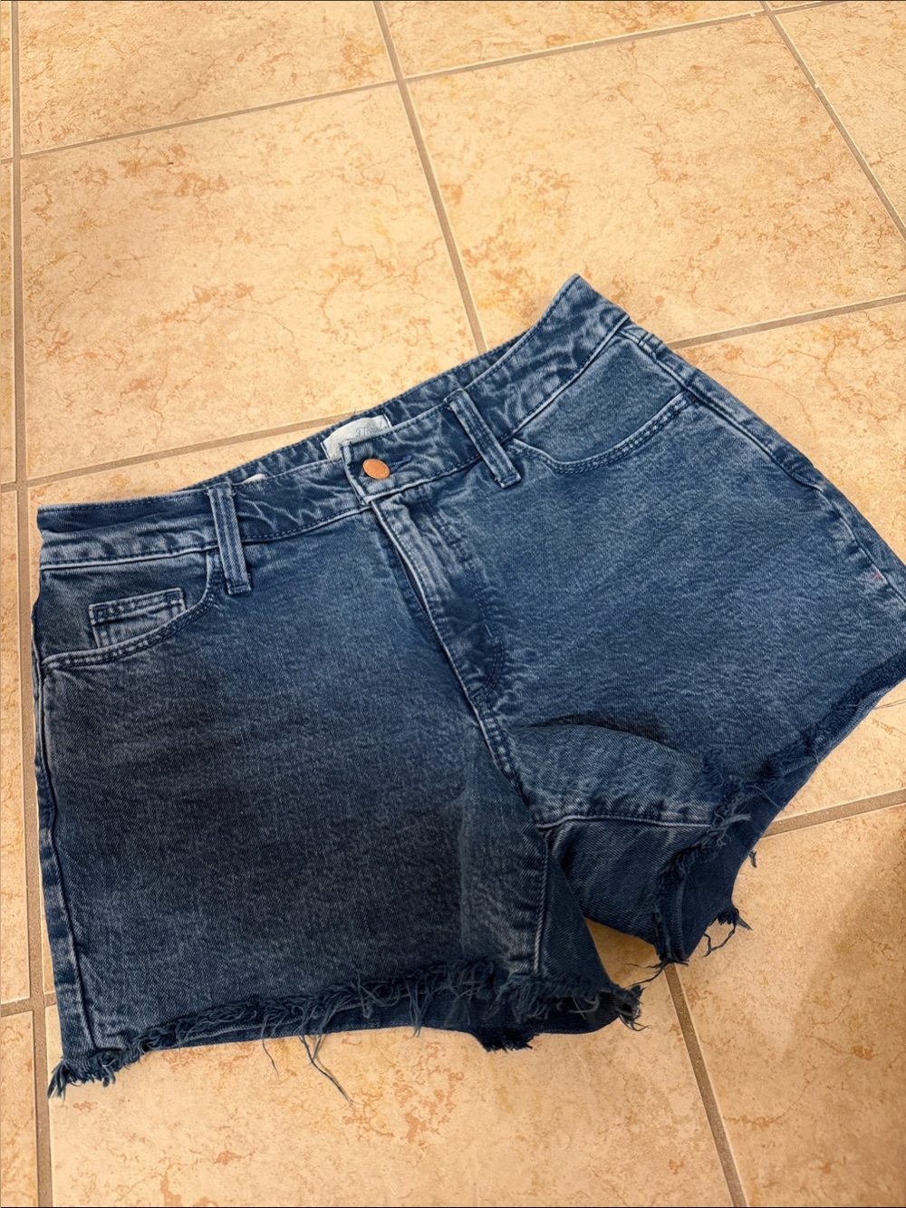 Universal Thread Indigo High-Rise Denim Cutoff Shorts